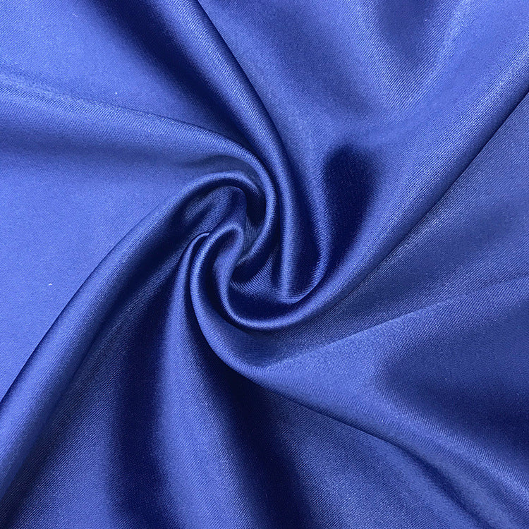 High Quality Spandex Matte Satin Fabric 100% Polyester Thick Satin For Wedding