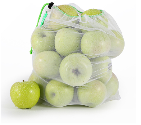 Small Nylon Vegetable Fruit Mesh Tulle Bag with Logo