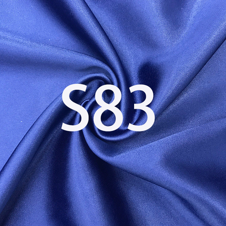 High Quality Spandex Matte Satin Fabric 100% Polyester Thick Satin For Wedding