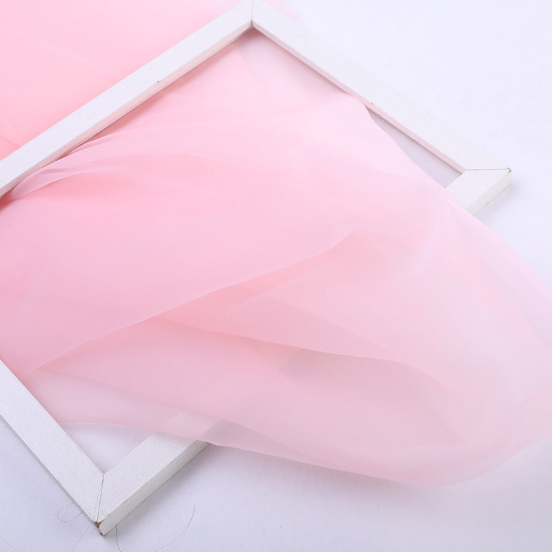 HG1030150CM 100% polyester Solid Color Organza Fabric