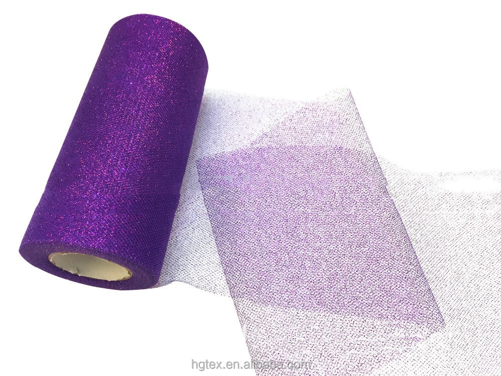 25 yards Glitter Tulle Roll Tutu Sofra Tulle for Ballet Skirt