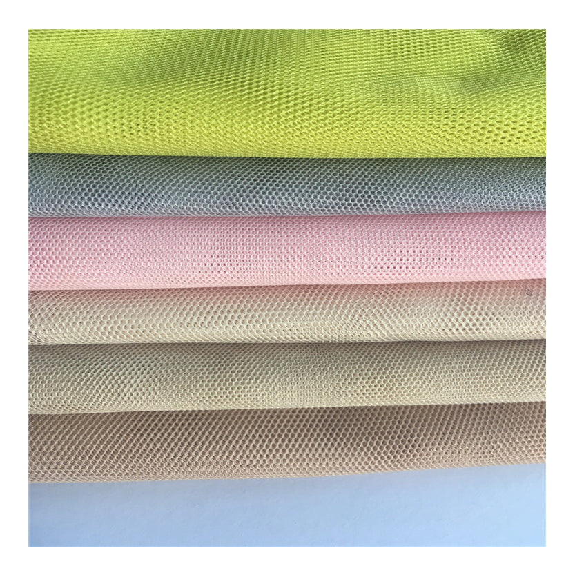 HG6173 100% Polyester White 25GSM Tulle Fabrics in Cloth Making