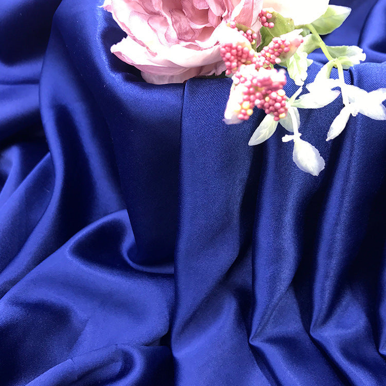 High Quality Spandex Matte Satin Fabric 100% Polyester Thick Satin For Wedding