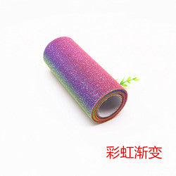 6 Inch 10 Yards Rainbow Gradient Color American Mesh Roll